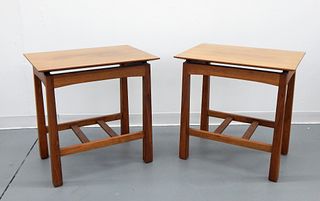 Joseph Van Benten Custom Hardwood Side Tables