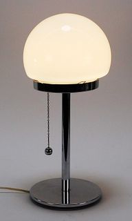 1970's Modern SCE French Chrome Mushroom Lamp