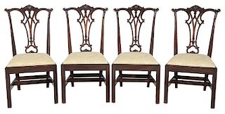 Set of Four Chinese Chippendale Style