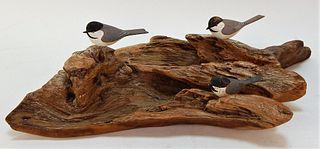 The Whittle Shop Miniature Bird Wood Decoy Carving