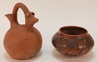 2PC Native Latin American Pottery Vessels