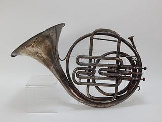 Antoine Courtois Silverplate French Horn