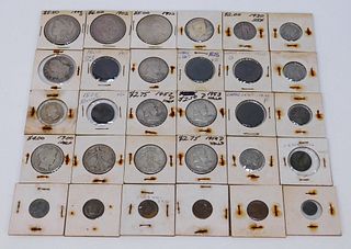 30PC United States Estate Silver Penny Coin Group