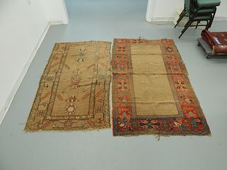 2PC Caucasian Middle Eastern Tribal Rug Group