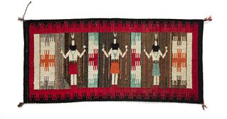 Navajo, Yeibichai Textile, ca. 1950