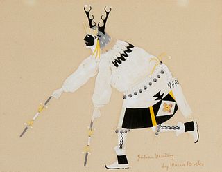 Julian Martinez [Pocano], Untitled (Deer Dancer)