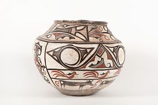 Zuni, Polychrome Water Jar, Late 19th Century