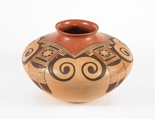 Hopi, Fannie Nampeyo, Polychrome Jar, ca. 1978