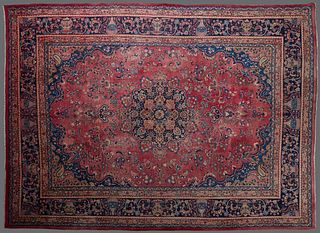 Persian Carpet, 8' 2 X 10' 11. Provenance: from a Garden District Collector, New Orleans, Louisiana.
