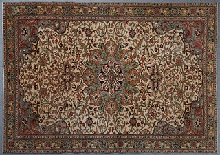Semi-Antique Turkish Sivas Carpet, 6' 4 x 9' 8.