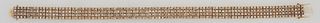 14K Yellow Gold Link Bracelet, each of the 43 links with a double row of 4 round one point diamonds, total diamond wt.- 2.25 cts., L.- 7 in.
