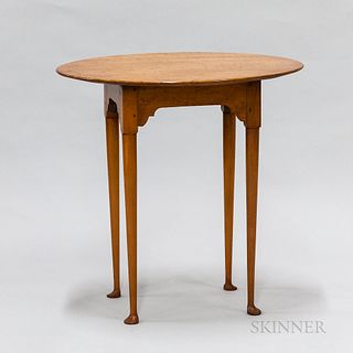 Eldred Wheeler Queen Anne-style Maple Tea Table