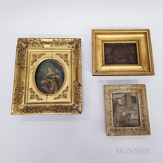 Three Framed Religious Works