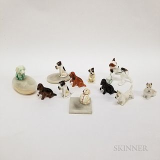 Eleven Royal Doulton Ceramic Dogs