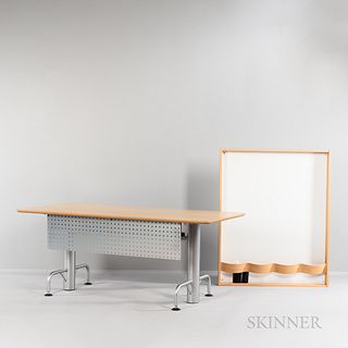 Skandiform Desk and Whiteboard