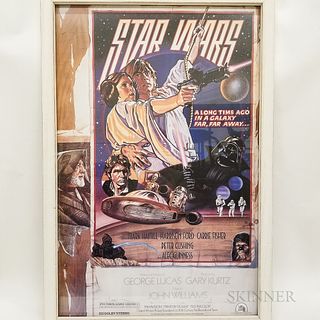 Framed Reproduction Star Wars   Movie Poster