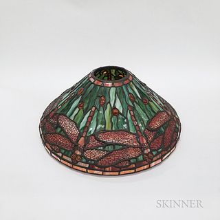 Tiffany-style Mosaic Glass Dragonfly Lamp Shade
