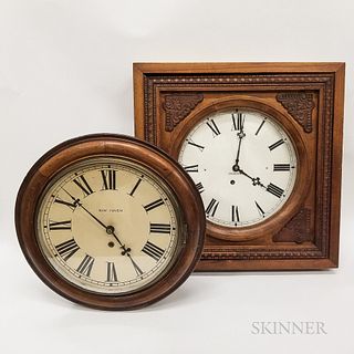 Two Connecticut Wall Clocks