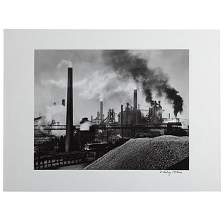A. Aubrey Bodine. "Bethlehem Steel Works," photo