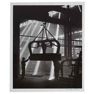 A. Aubrey Bodine. "Sheet Steel," photograph