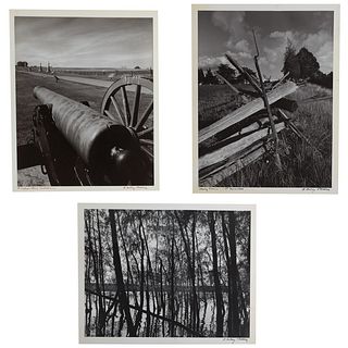 A. Aubrey Bodine. Three Civil War Site Photos