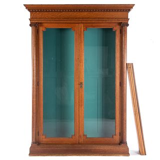 American Classical Style Oak Bookcase