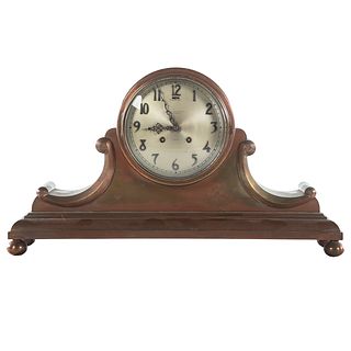 Samuel Kirk Bronze Tambourino Clock