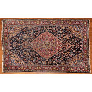 Semi-Antique Sarouk Rug, Persia, 3.9 x 5.2