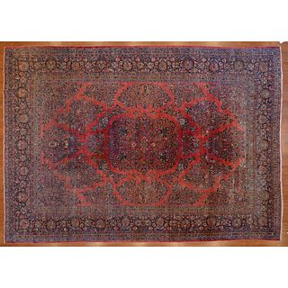 Semi-antique Sarouk Carpet, Persia, 9.8 x 14