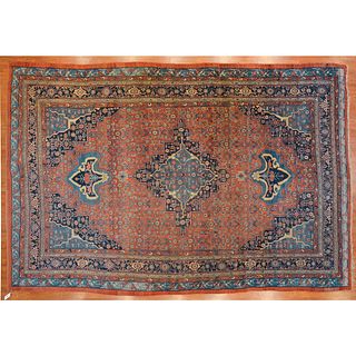 Antique Bijar Carpet, Persia, 9.7 x 14.10