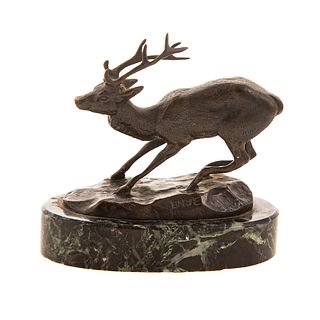 Antoine Louis Barye, Elk Bronze