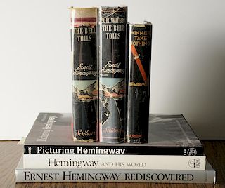 Six Ernest Hemingway Books