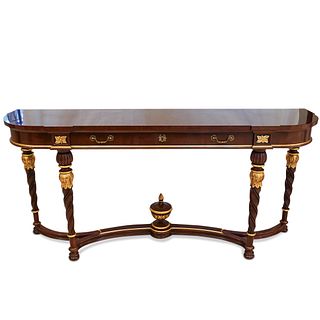 "Karges" Louis XVI Inlaid Mahogany Console table