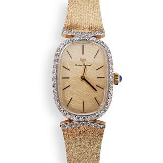 Lucien Piccard Ladies Gold & Diamond Watch