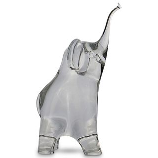 Daum Large Elephant Figurine