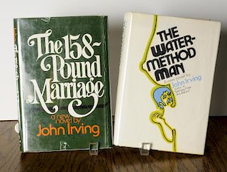Two Signed John Irving Books