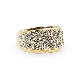 Vintage 14k Gold & Diamond Ring