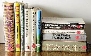 Ten Signed Tom Wolfe Books