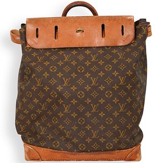 Vintage Louis Vuitton Canvas & Leather "Steamer Bag"