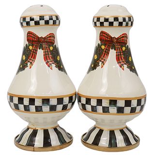 MacKenzie-Childs Courtly Check Salt & Pepper Shakers