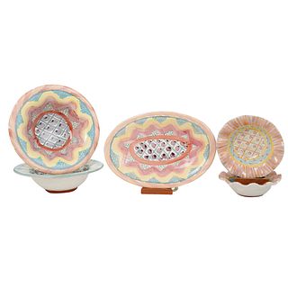 (5 Psc) MacKenzie-Childs Bowls and Plate