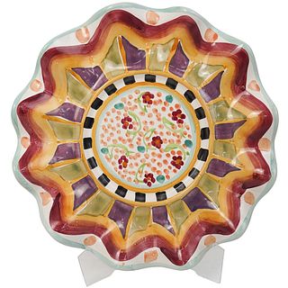 MacKenzie-Childs Ceramic Round Platter