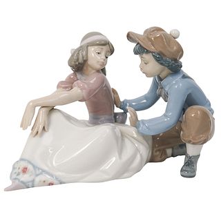 Lladro " For Me?" Porcelain Figurine