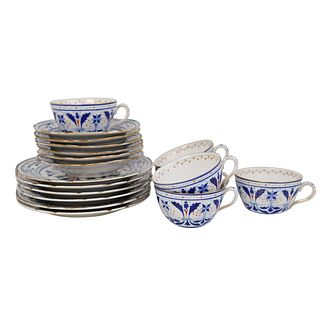 (18 Pc) Royal Vienna Porcelain Dining Set