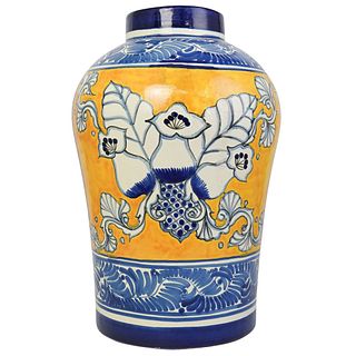 Mexican Talavera Ceramic Vase