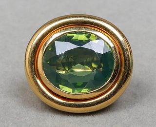 Tiffany & Co. Paloma Picasso 18K Green Stone Ring