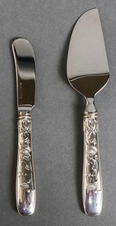 Tiffany & Co. Silver Cheese Knives, Set of 2