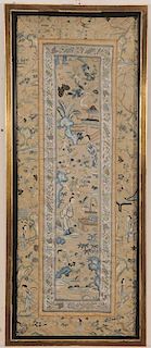 Four Framed Chinese Embroideries