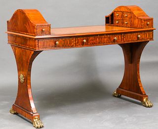 Maitland Smith Georgian Style Mahogany Desk