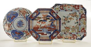Six Assorted Imari Plated and Dishes